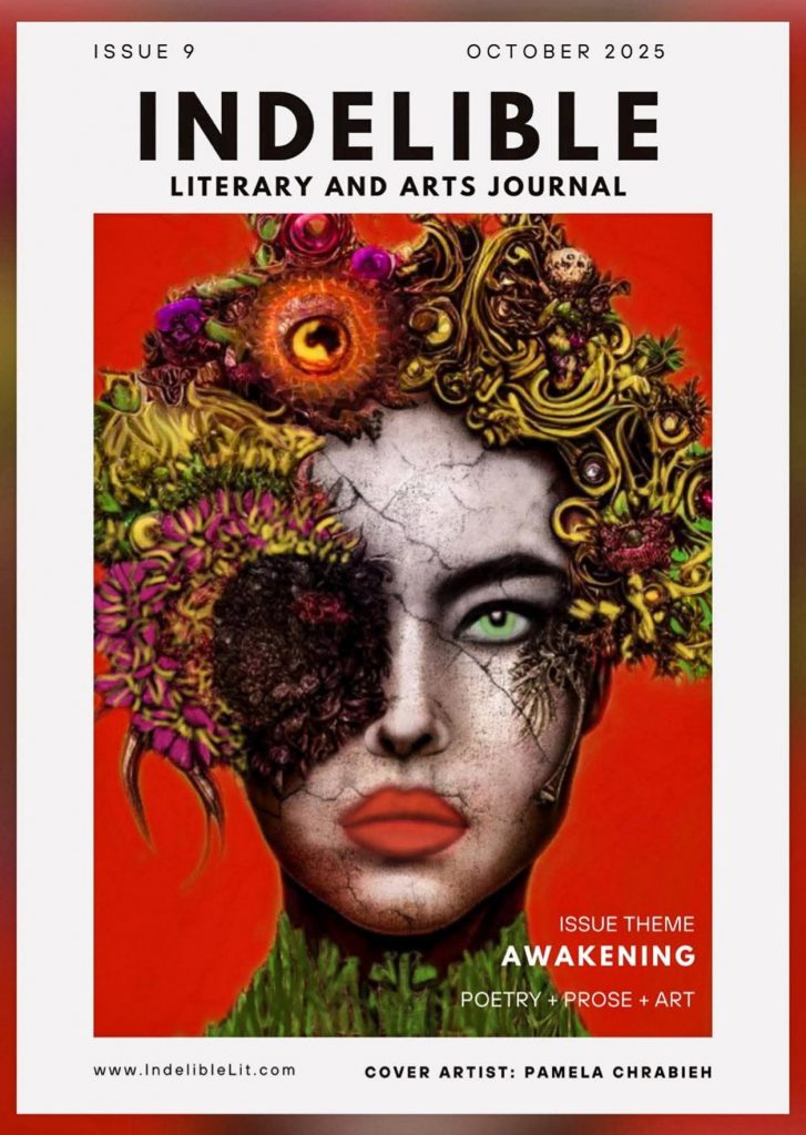 Image is of the cover page of the journal. Shows an artistic image of a face where one eye is covered. Image used with permission